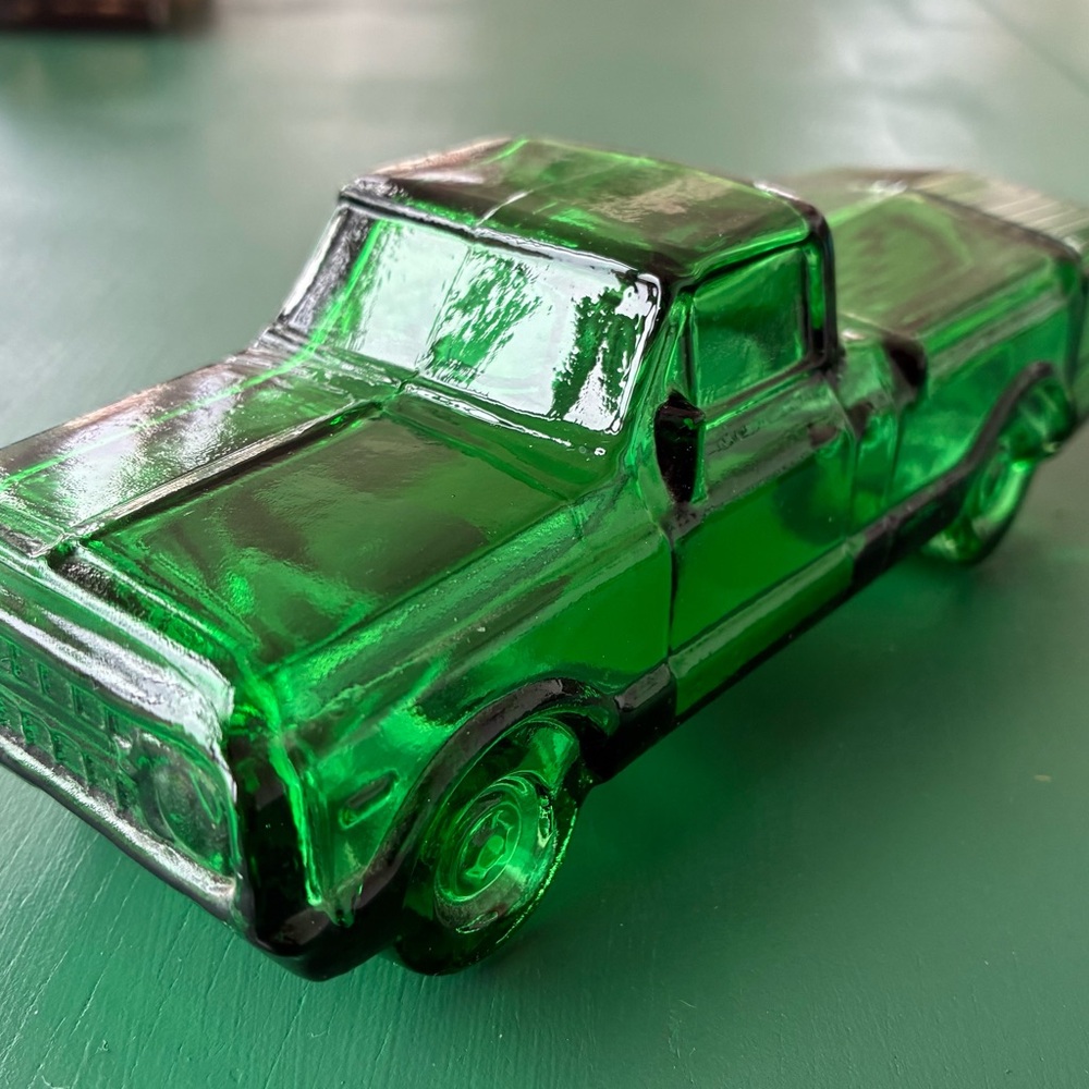 Avon Vintage Glass Truck Decanter